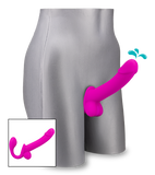 Strapless Strapon aus Silikon mit Spritzfunktion Nightlong