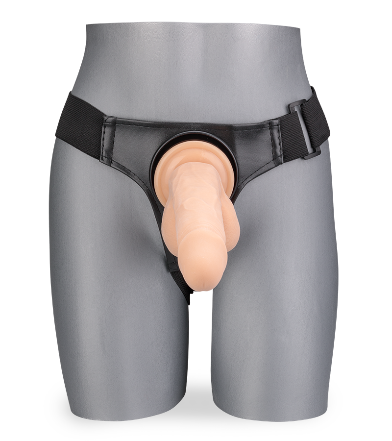 Strapon mit Saugnapf-Befestigung Victor 19,5 cm