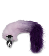 Laden Sie das Bild in den Galerie-Viewer, Tail-Plug mit Fuchsschwanz in Flieder und Violett