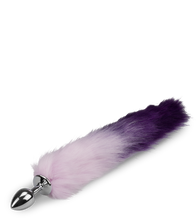Laden Sie das Bild in den Galerie-Viewer, Tail-Plug mit Fuchsschwanz in Flieder und Violett