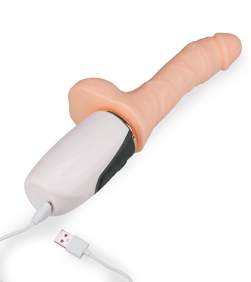 Teleskop-Dildovibrator mit Heizfunktion Gabriel