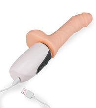 Laden Sie das Bild in den Galerie-Viewer, Teleskop-Dildovibrator mit Heizfunktion Gabriel