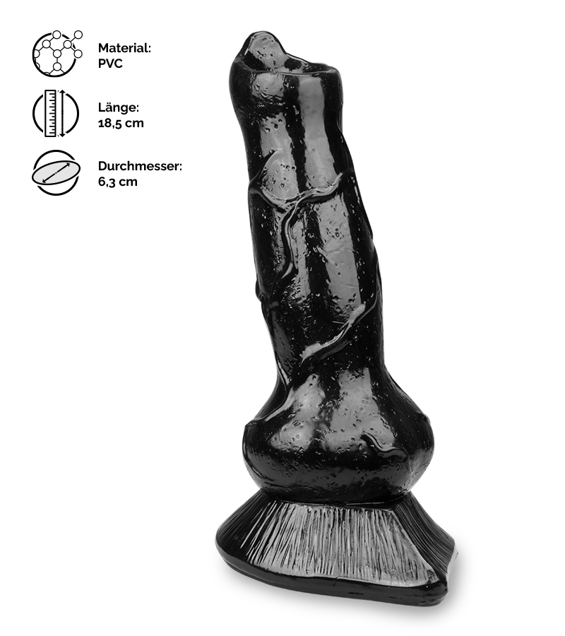 Tierdildo aus PVC Wolf