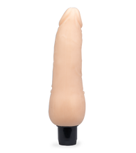 Laden Sie das Bild in den Galerie-Viewer, TPR-Dildo mit Vibration und genopptem Schaft