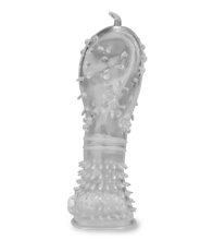 Laden Sie das Bild in den Galerie-Viewer, Transparente Penishülle mit Noppen &amp; Vibration