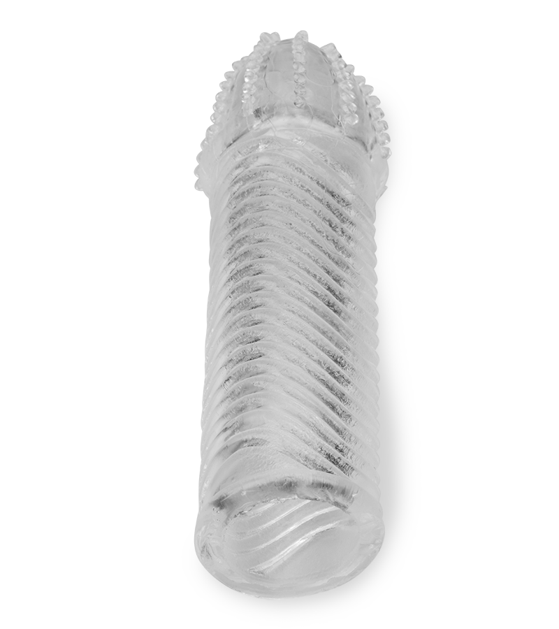 Transparente Penishülle Super Wavy