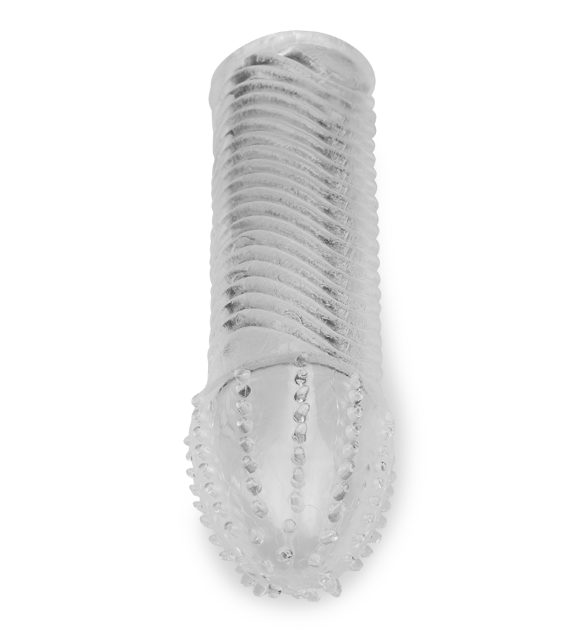 Transparente Penishülle Super Wavy