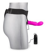 Laden Sie das Bild in den Galerie-Viewer, Umschnall-Dildo mit Vibration für G-Punkt-Stimulation
