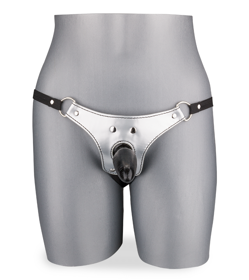 Umschnalldildo mit Analplug