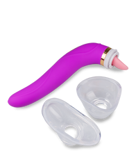 Laden Sie das Bild in den Galerie-Viewer, Vaginapumpe mit Zunge und Vibrator Destiny