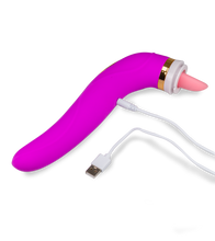 Laden Sie das Bild in den Galerie-Viewer, Vaginapumpe mit Zunge und Vibrator Destiny