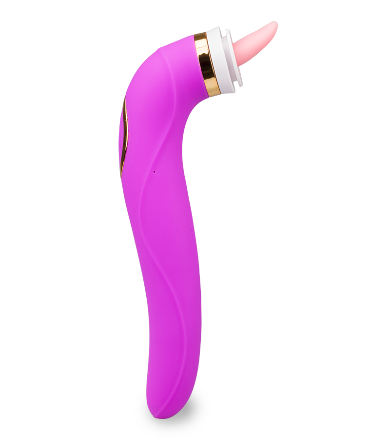 Vaginapumpe mit Zunge und Vibrator Destiny