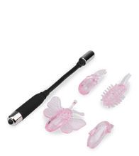Laden Sie das Bild in den Galerie-Viewer, Vibrator mit 4 Aufsätzen