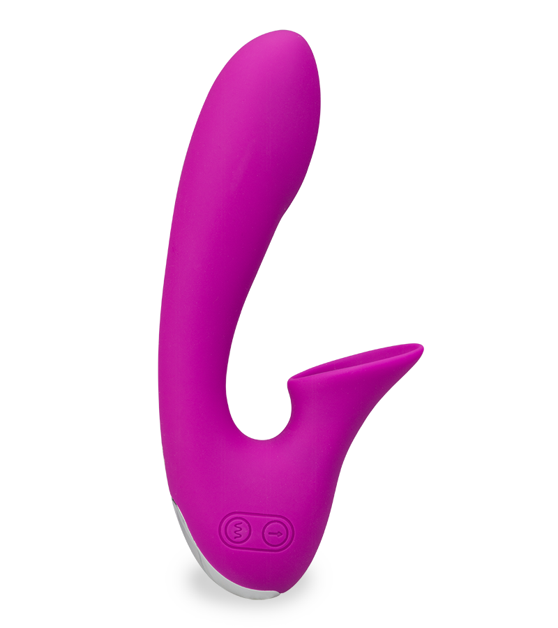 Vibrator mit Cunnilingus-Zunge 12 Modi
