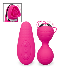 Laden Sie das Bild in den Galerie-Viewer, Vibrierende Liebeskugeln mit Vibrator-Fernbedienung