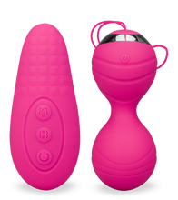 Laden Sie das Bild in den Galerie-Viewer, Vibrierende Liebeskugeln mit Vibrator-Fernbedienung