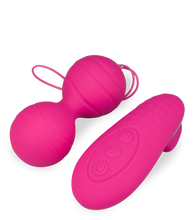 Laden Sie das Bild in den Galerie-Viewer, Vibrierende Liebeskugeln mit Vibrator-Fernbedienung