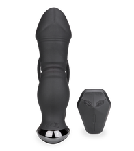 Laden Sie das Bild in den Galerie-Viewer, Vibrierender Analplug mit Stoßfunktion und Cockring Hera