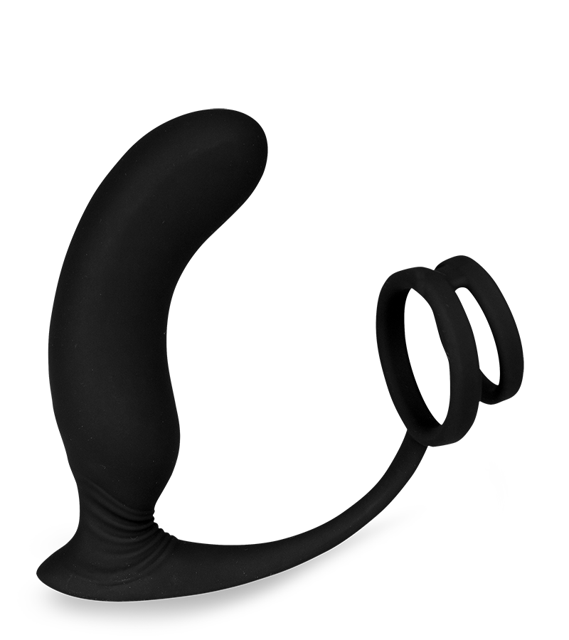 Vibrierender Prostatastimulator mit Cockring Lanco