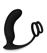 Laden Sie das Bild in den Galerie-Viewer, Vibrierender Prostatastimulator mit Cockring Lanco