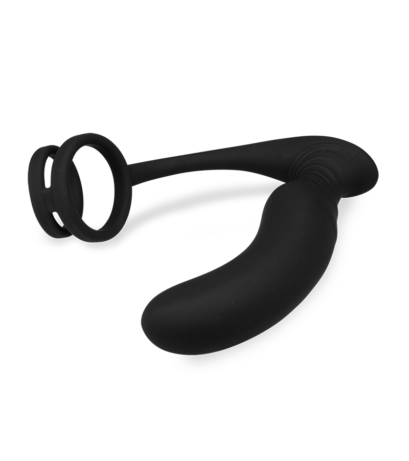 Vibrierender Prostatastimulator mit Cockring Lanco