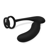 Laden Sie das Bild in den Galerie-Viewer, Vibrierender Prostatastimulator mit Cockring Lanco