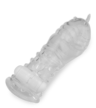 Laden Sie das Bild in den Galerie-Viewer, Vibro-Sleeve mit Noppen Crystal