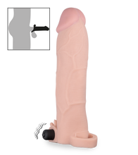 Laden Sie das Bild in den Galerie-Viewer, XXL-Silikonsleeve im realistischen Penisdesign