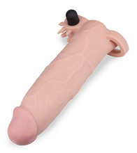 Laden Sie das Bild in den Galerie-Viewer, XXL-Silikonsleeve im realistischen Penisdesign