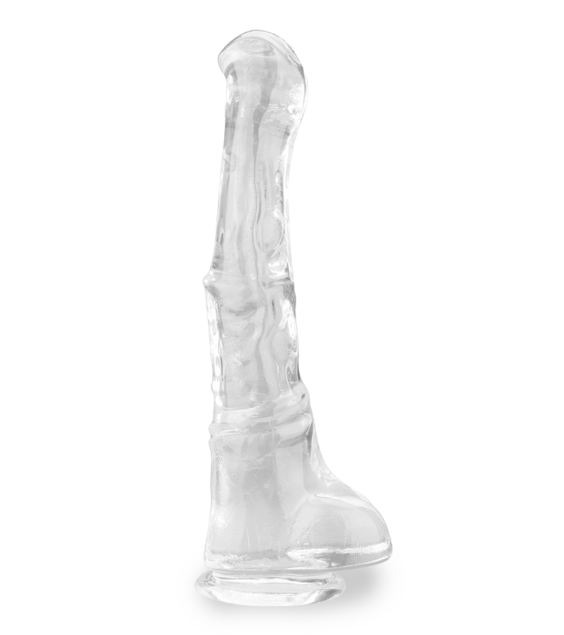 XXXL-Pferdedildo mit Saugnapf